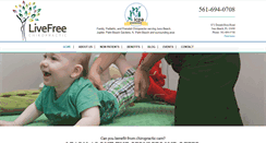 Desktop Screenshot of livefreechiropractic.com